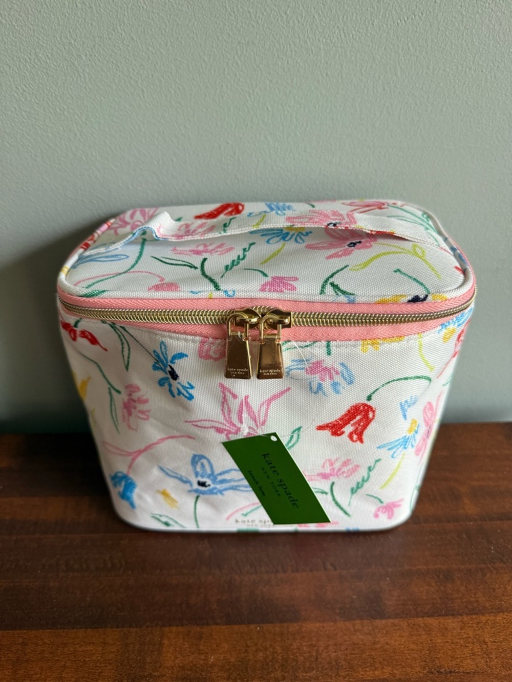 KATE SPADE Insulated Lunch Tote Joyful Garden - Picture 10 of 10